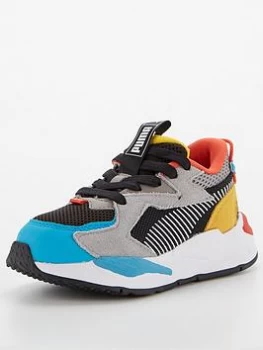 Image of Puma Rs-z Kids Trainer - Blue/Black, Size 13