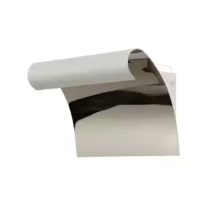 Image of Wall Lamp, 1 x 12W LED, 3000K, 840lm, Sand White, Polished Chrome - Luminosa Lighting