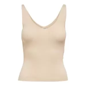 Image of JDY v neck knitted vest - Beige