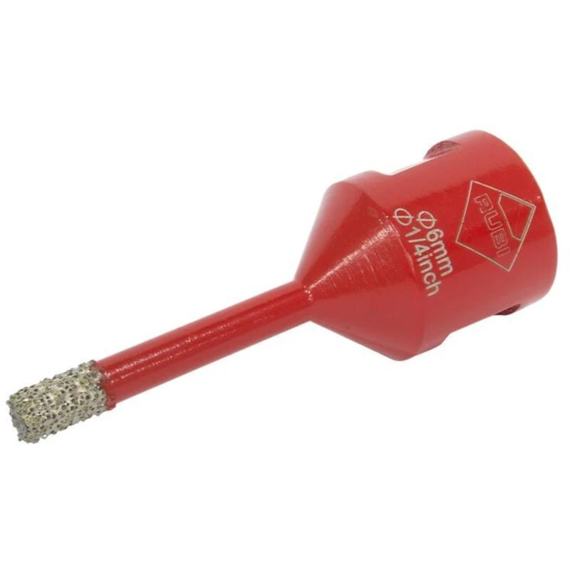 Image of Rubi Dry Cut Diamond Tile Drill Bit for Angle Grinders 05988 Diameter: 6mm
