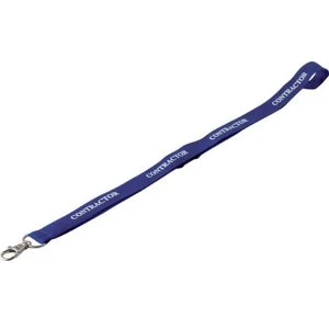 Image of Durable Textile Badge Lanyard Contractor Pack 10
