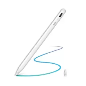 Image of ESR Digital Magnetic Pencil with Tilt Sensitivity Synthetic Resin Nib for iPad White 6C001