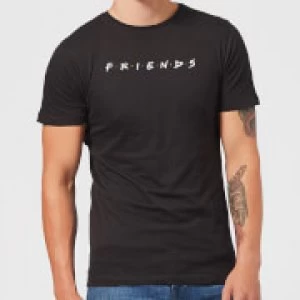 Image of Friends Logo Mens T-Shirt - Black