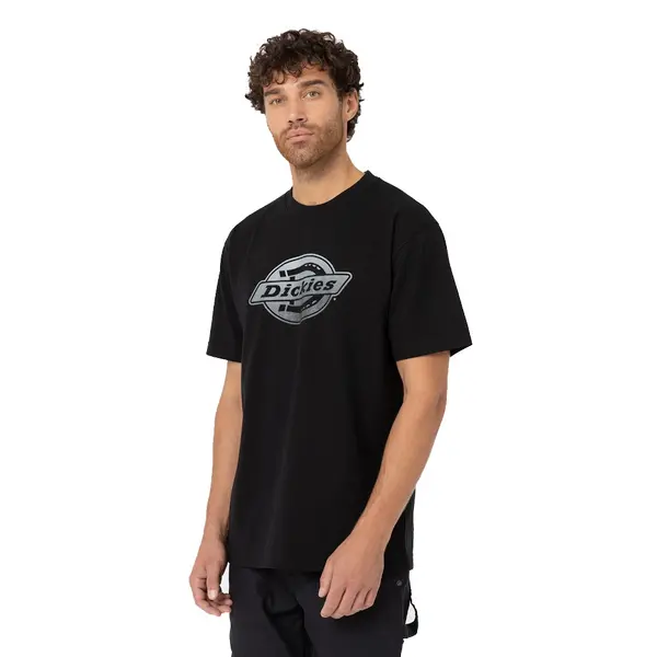 Image of Dickies Mens Dickies Short Sleeve Logo Graphic T-Shirt - Blue, Size S, Men