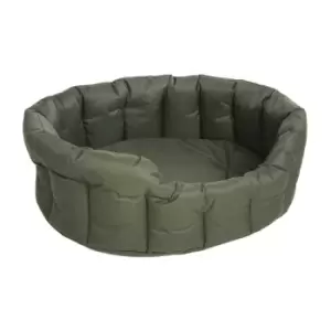 Image of P&L Waterproof Oval Medium Softee Bed - Green