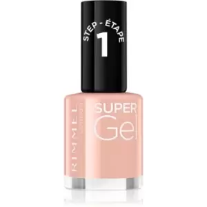 Image of Rimmel Super Gel gel nail polish without UV/LED sealing shade 008 Girl Group Blush 12 ml