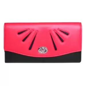Image of Eastern Counties Leather Womens/Ladies Aria Twist Lock Purse (One size) (Watermelon/Black)