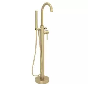 Image of Brass Freestanding Bath Shower Mixer Tap - Arissa