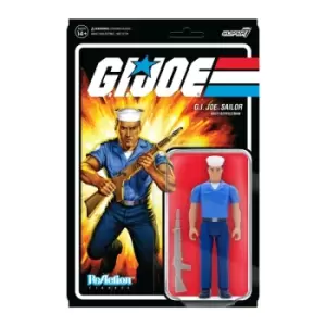 Image of G.I. Joe Wave 2 Blueshirt Clean Light Brown Reaction Figure