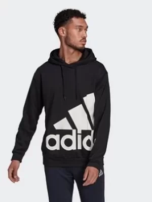 Image of Adidas Essentials Giant Logo French Terry Hoodie