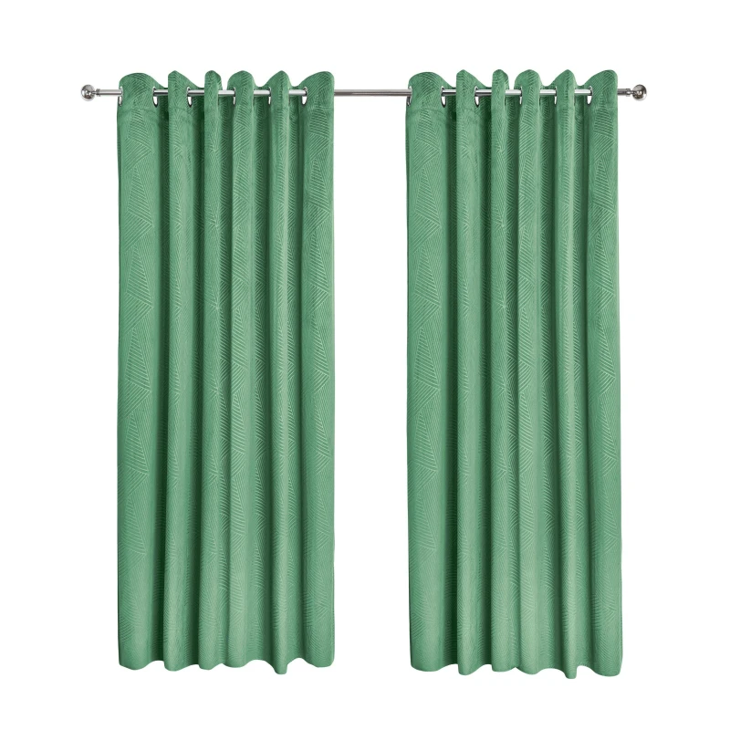 Image of Emma Barclay Blackout Curtains Thermal Velvet Eyelet Midnight Green unisex 117x183cm