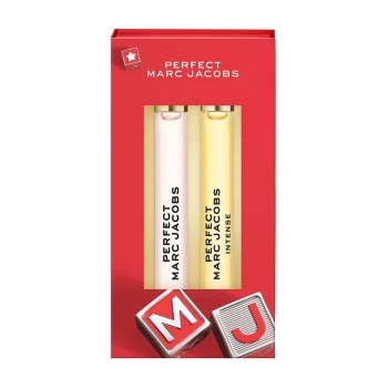 Image of Marc Jacobs Perfect Gift Set 10ml Perfect Eau de Parfum + 10ml Perfect Intense Eau de Parfum