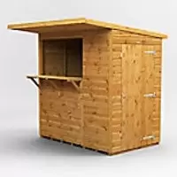 Image of Power Garden Shed 64PUBS Golden Brown