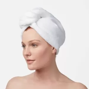 Image of ESPA Home Hydrocotton Ribbed Wave Hairwrap - White - One Size
