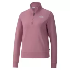 Image of Puma Half Zip Training Top Womens - Pink