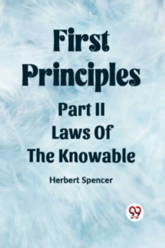 Image of First PrinciplesPart II.-Laws Of The Knowable (Edition2023) Paperback / softback
