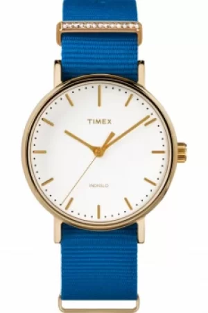 Image of Ladies Timex Fairfield Crystal Bar Watch TW2R49300
