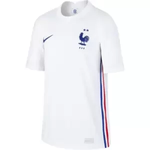 Image of Nike France Away Shirt 2020 Junior - White
