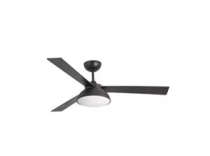 Image of Rodas LED Ceiling Fan 132cm Brown 3 Blades 20W