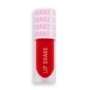 Image of Makeup Revolution Lip Shake Lip Gloss Strawberry Red
