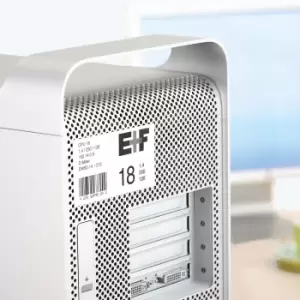 Image of HERMA Rating plate labels A4 25x10 mm silver extra strong adhesion...