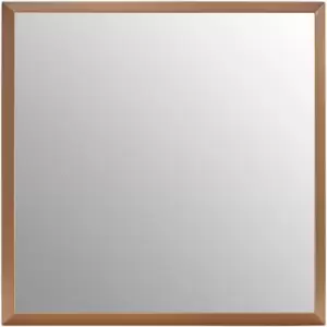 Image of Wall Mirror Bathroom / Bedroom / Hallway Wall Mounted Mirrors Large Square Wall Mirror With Gold Finish / Glass Mirrors For Living Room 4 x 53 x 53