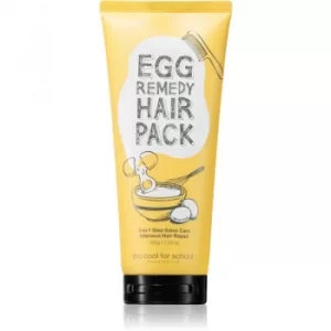 Image of Too Cool For School Egg Remedy Hair Pack Nourishing and Moisturising Hair Mask 200 g