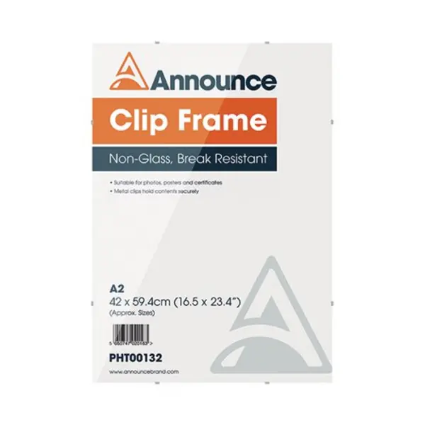 Image of Announce Announce Metal Clip Frame A2 PHT00132 PHT00132