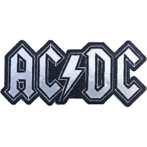 Image of AC/DC - Cut-Out Foil Logo Standard Patch