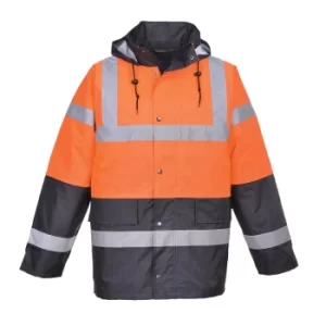 Image of Oxford Weave 300D Class 3 Hi Vis Two Tone Traffic Jacket Orange 3XL