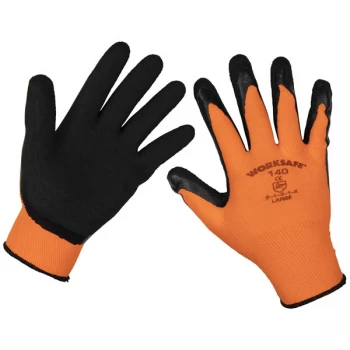 Image of Worksafe 9140L/B120 Foam Latex Gloves (Large) - Pack of 120 Pairs