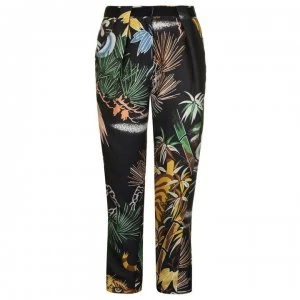 Image of Biba Tiger Print Grosgrain Multi-Coloured Trouser