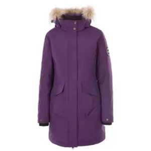Image of Trespass Womens/ladies Bettany Dlx Down Jacket (S) (Wildberry Purple)