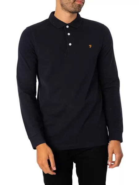 Image of Blanes Longsleeved Polo Shirt