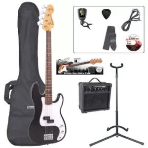 Image of Encore E4 Bass Guitar Outfit - Black