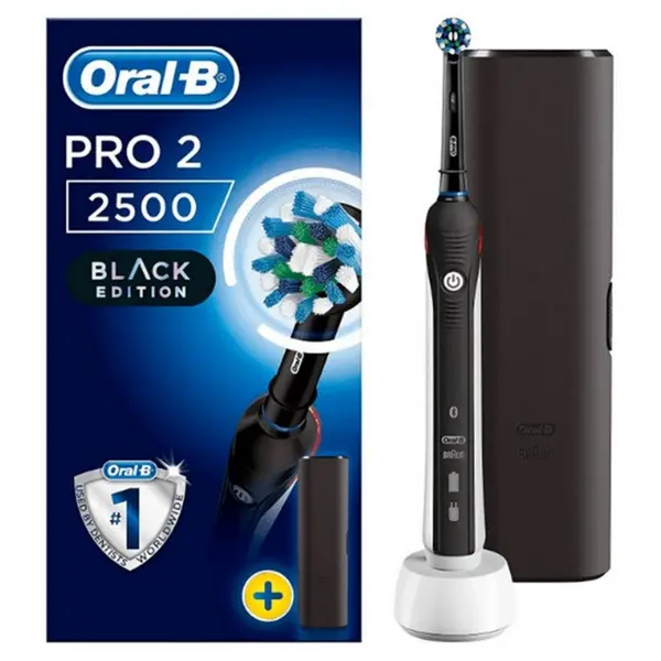 Image of Oral B Pro 2 2500 Black Edition Electric Toothbrush