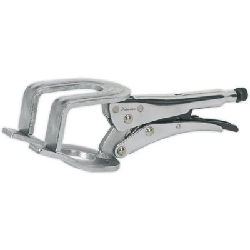 Image of Loops 200mm Locking U-Clamp Pliers - 60mm Capacity Jaws - One-Handed Operation Multi