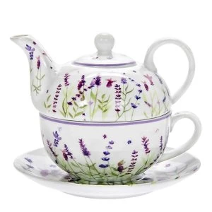 Image of Lesser & Pavey Lavender Tea-for-One Set