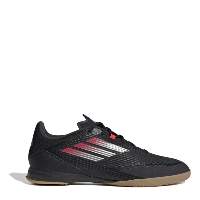 Image of adidas Unisex Adults F50 League Indoor Football Boots Black/Iron/Red unisex 6 (39.3)