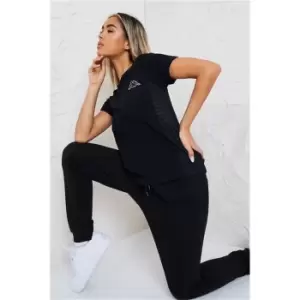 Image of I Saw It First Black Kappa Logo T-Shirt - Black