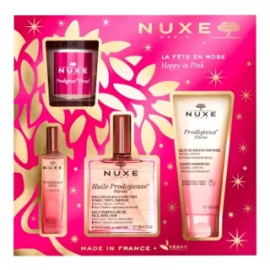 Image of NUXE Huile Prodigieuse Floral Happy in Pink Gift Set
