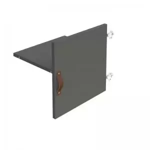 Image of Storage unit insert - cupboard with leather strap handle and inner