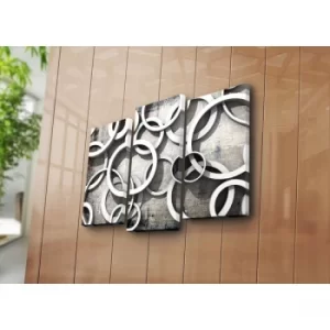 Image of 3PATK-24 Multicolor Decorative Canvas Painting (3 Pieces)