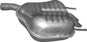 Image of IZAWIT Rear silencer Rear 43.007 End silencer,Rear exhaust silencer SAAB,9-3 (YS3F),9-3 Kombi (YS3F),9-3 Cabriolet (YS3F)