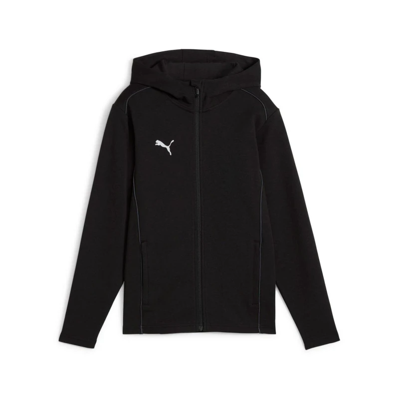 Image of Puma TeamFINAL Casuals Hooded Jacket Black male 5-6