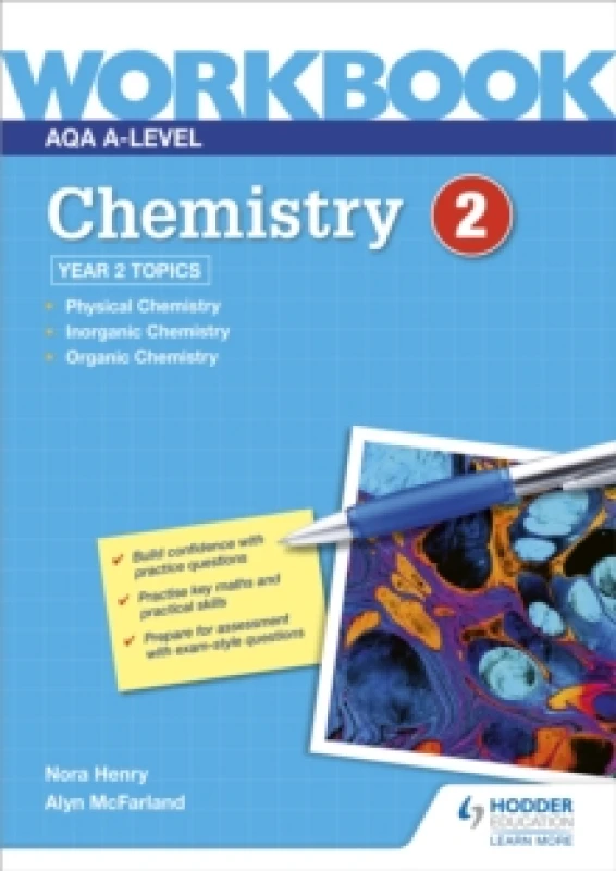 Image of Alyn G. McFarland AQA A-level Chemistry Workbook 2 Book Multi unisex