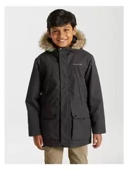 Image of Boys, Craghoppers Kids Peyton Waterproof Parka - Black, Size 3-4 Years