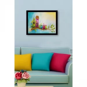 Image of SC1094 Multicolor Decorative Framed MDF Painting