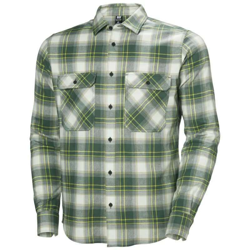 Image of Long sleeve shirt Helly Hansen Lokka Flannel Vert Male S