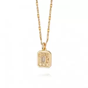 Image of April Birthstone 18ct Gold Plated Necklace BS04_GP